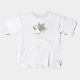 Matcha Lily Kids T-Shirt